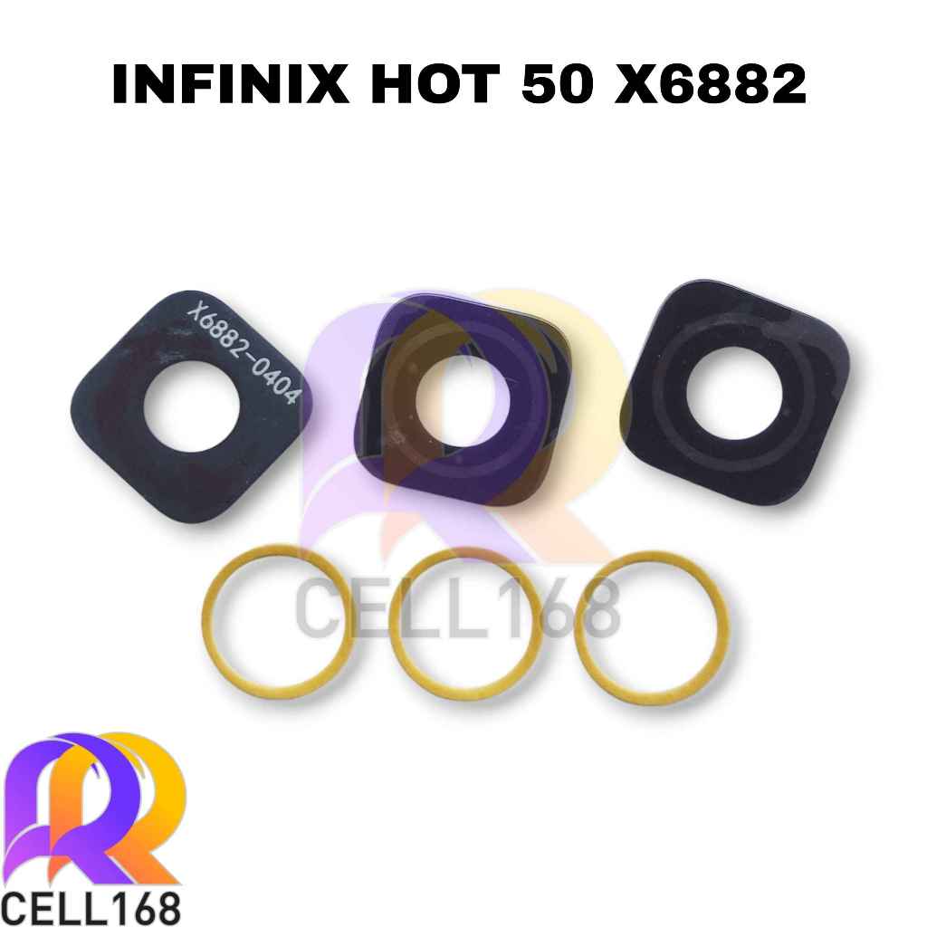 INFINIX HOT REAR CAMERA GLASS 50 X6882 เลนส์กล้อง