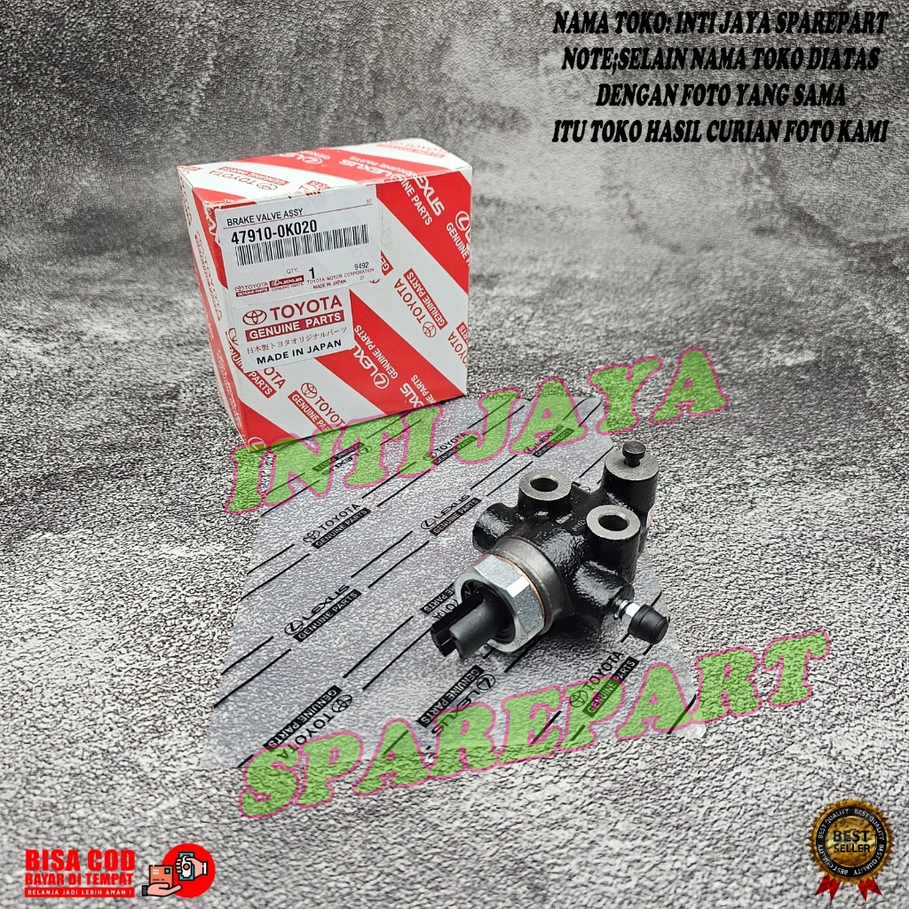 TOYOTA HILUX VUOGO 2KD BRAKE FLUID DIVIDER VALVE 2004 ถึง 2015 47910-0K020
