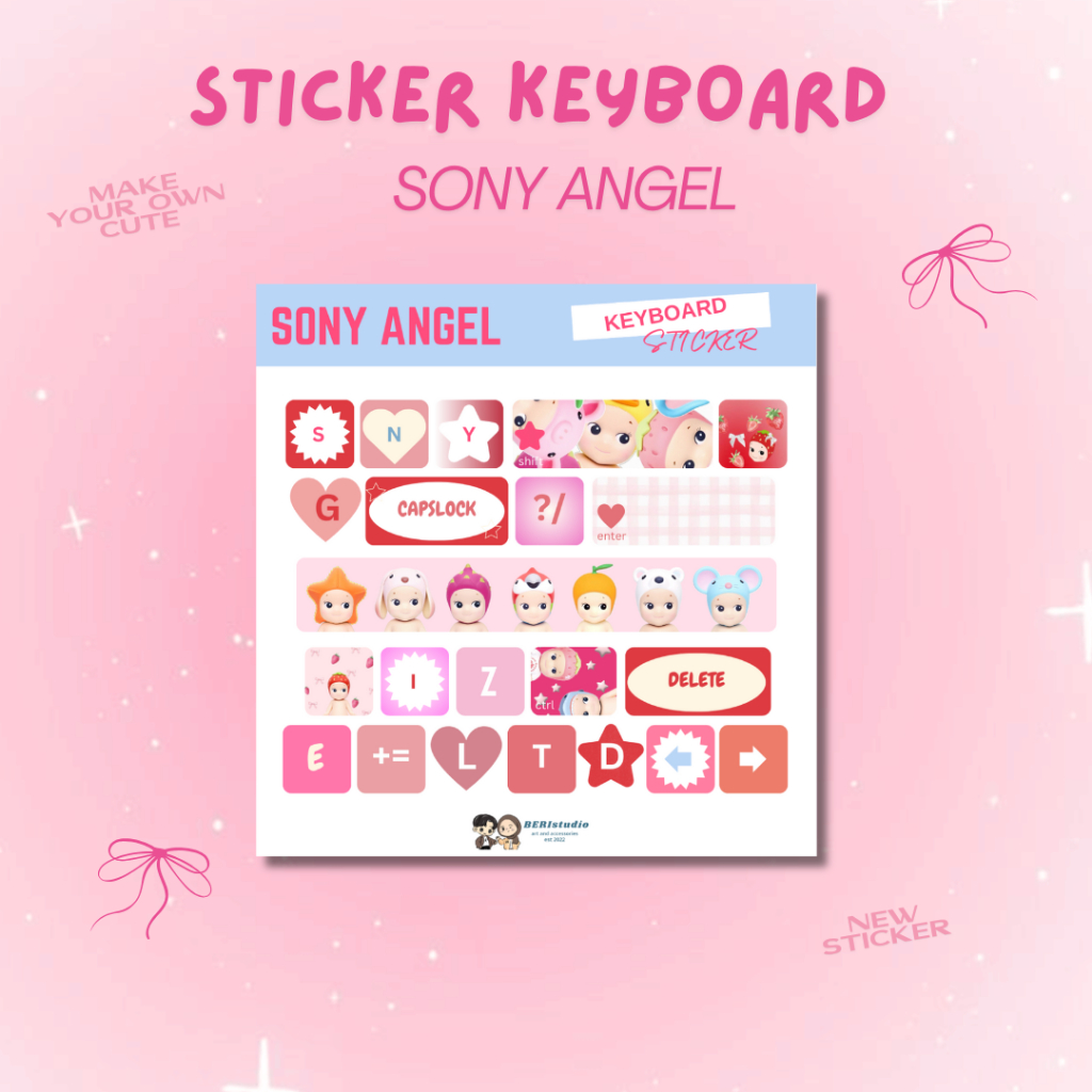 สติ๊กเกอร์คีย์บอร์ด SONY ANGEL