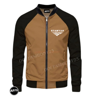 JAKET BASEBALL PRIA KATUN FLEECE SIZE DEWASA Zipper KOMBINASI DISTRO WINDBREAK BOMBER Musim dingin