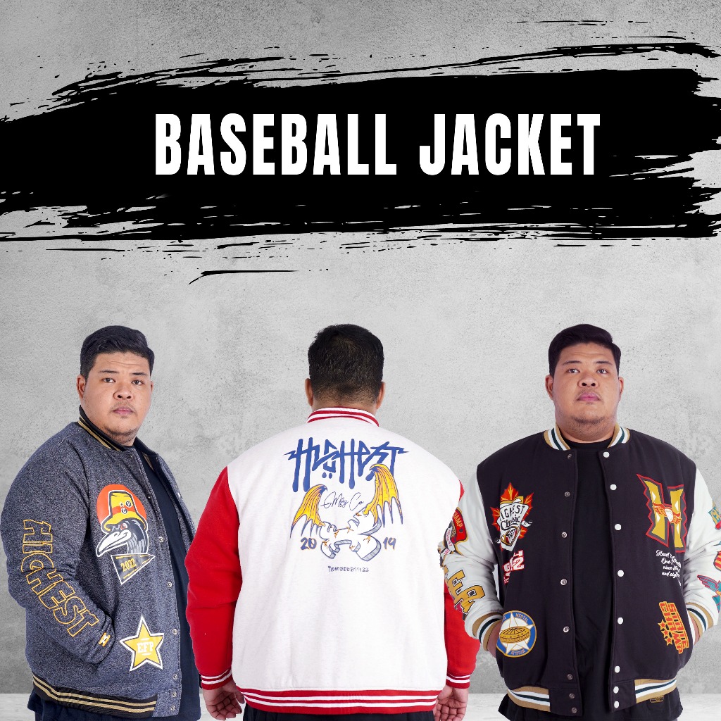 THICK FLEECE BASEBALL JACKET ขนาดใหญ่ JUMBO PREMIUM WINDPROOF 2XL 3XL 4XL 5XL 6XL 7XL 8XL