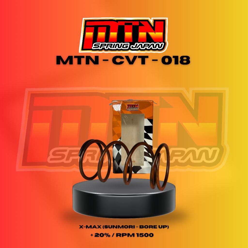 ต่อ CVT XMAX 1500RPM สปริง MTN ดั้งเดิมของญี่ปุ่น CVT-018