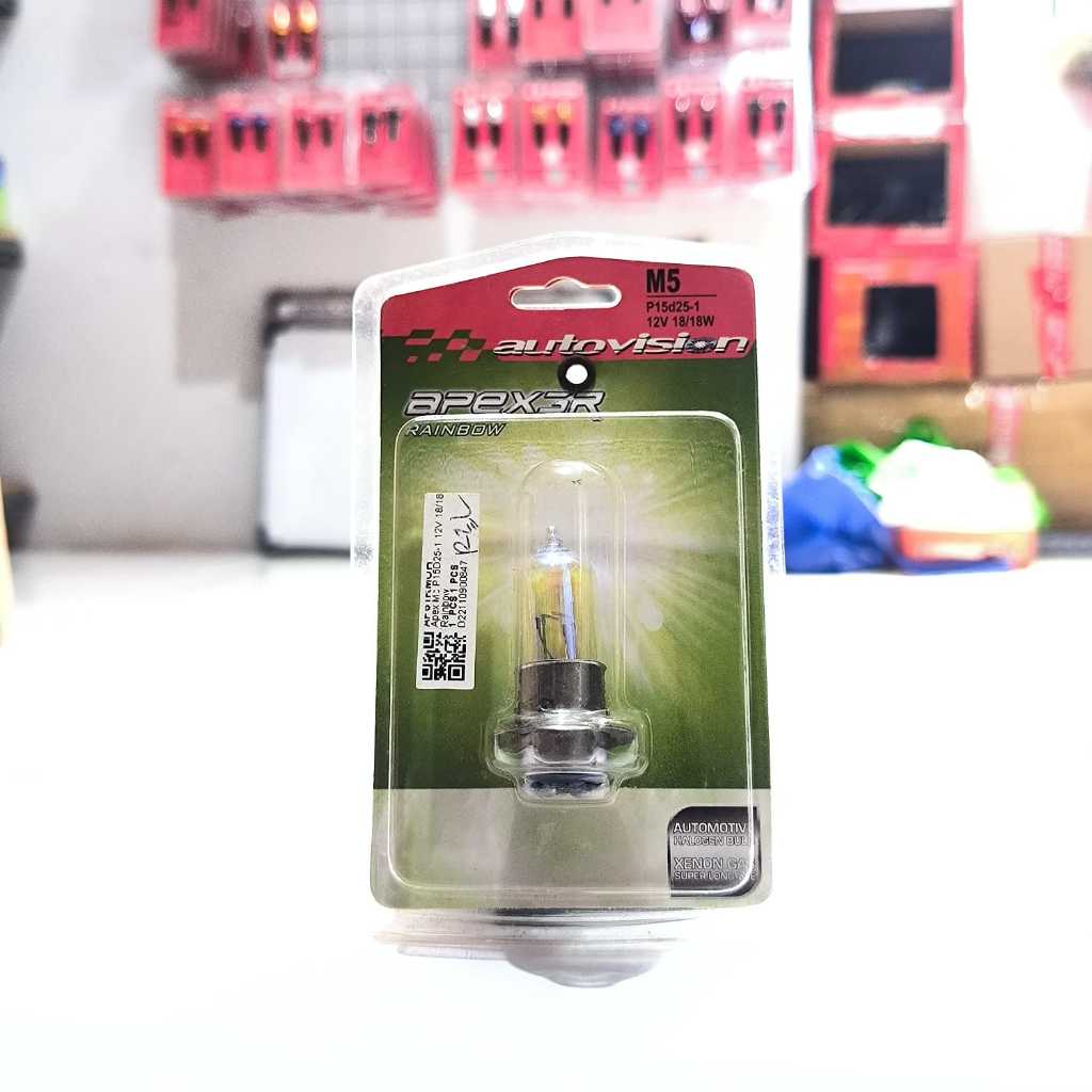 AUTOVISION APEX3R RAINBOW 3300K H6 - LED รถจักรยานยนต์ไฟหน้า M5 H6 BEAT MIO VARIO ETC