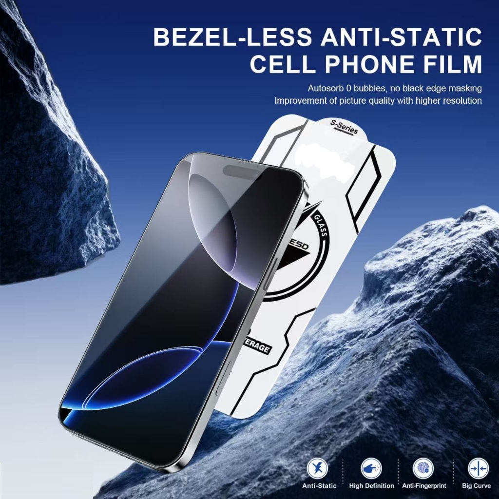 Tempered FULL CLEAR สําหรับ SAMSUNG A56 A36 A54 S25 Ultra S25 Edge S25+ S24 S24FE S23 S23FE S22 S21 