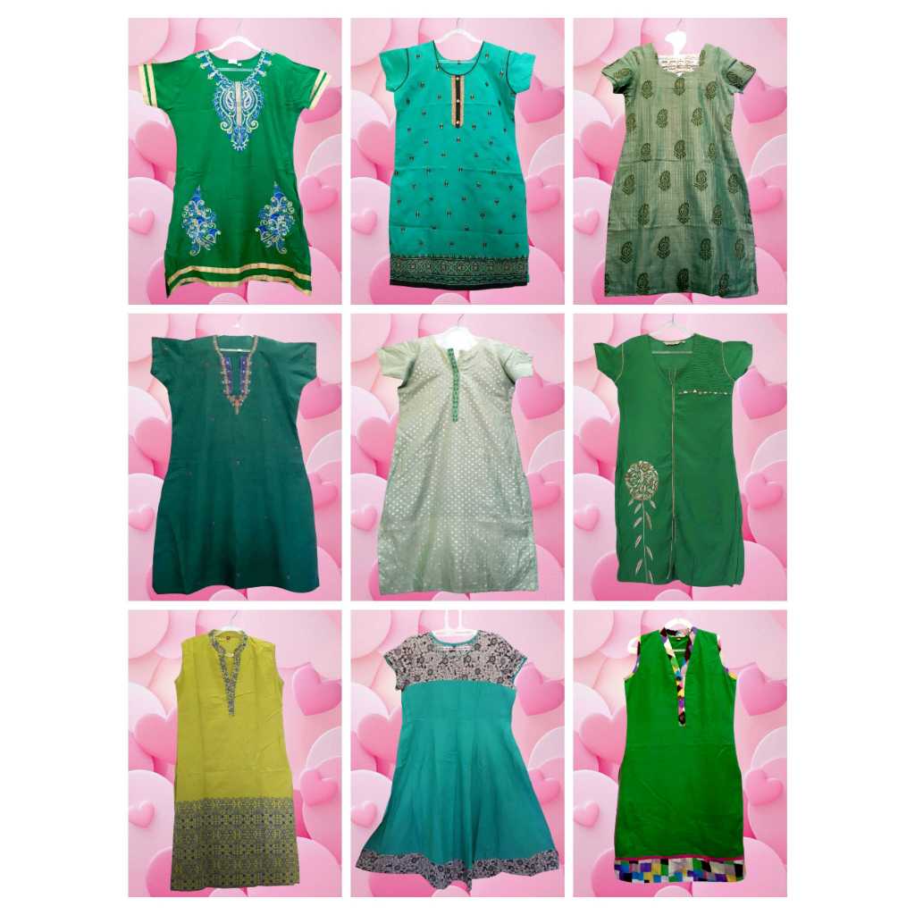 KURTI SINGLE SHORT SLEEVES NEW AND PRELOVED
