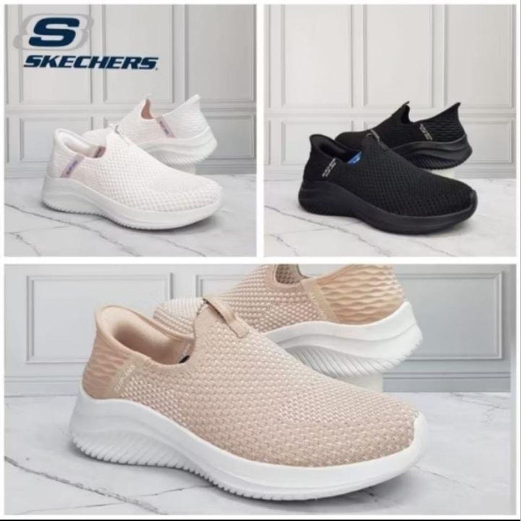 Skechers Slip ins รองเท้าผู้หญิงเงา / Skechers Slip ins ผู้หญิงเงา / รองเท้าผู้หญิง