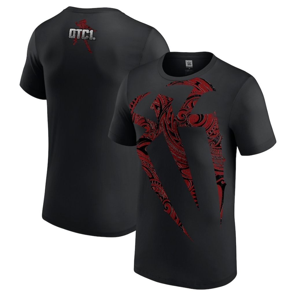 WWE ROMAN REIGNS OTC 1 โลโก้ TRIBAL เสื้อยืด