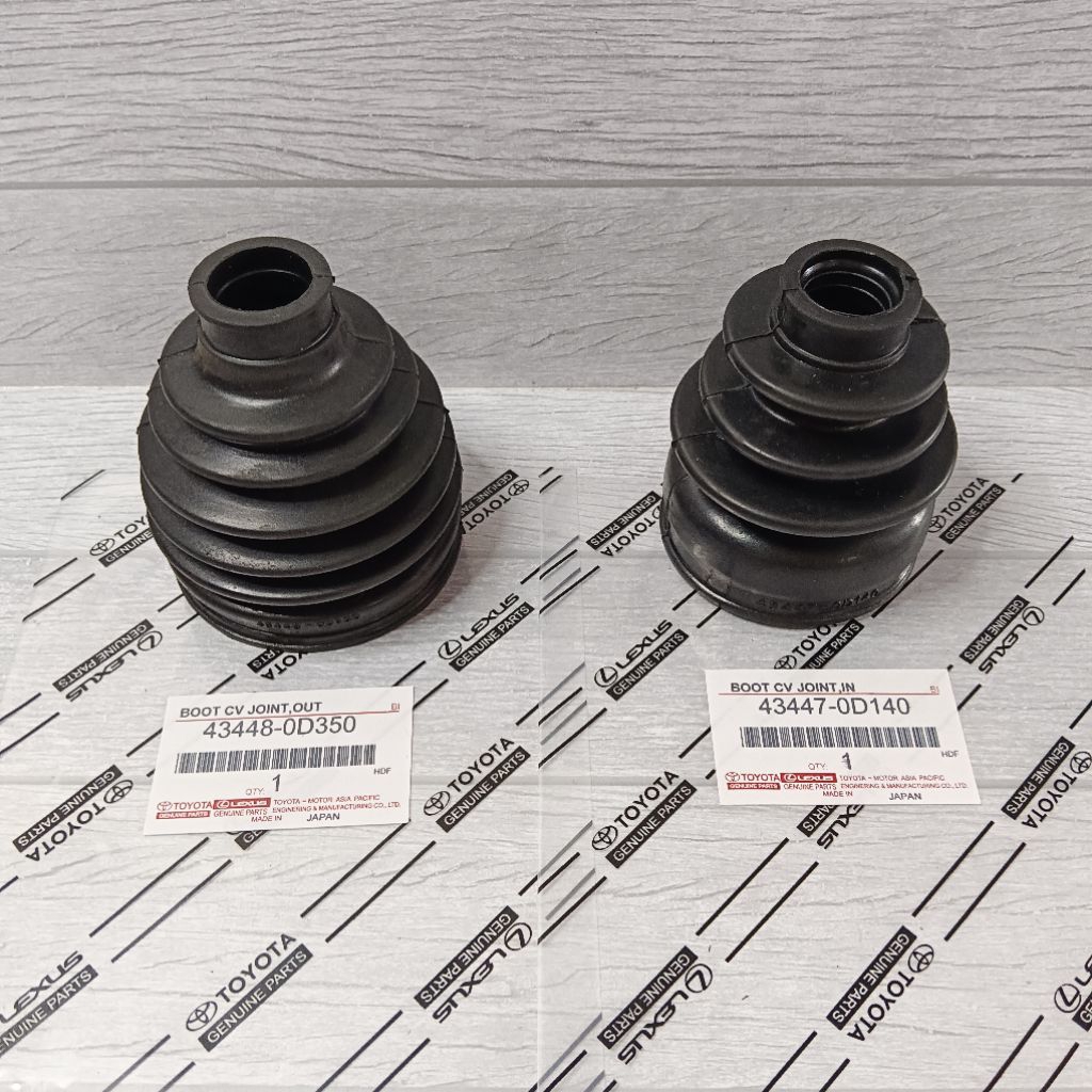 บูทยาง CV Joint Axle ชุดภายในและภายนอก New Vios Gen 2 New Yaris 1Set 2 ชิ้น