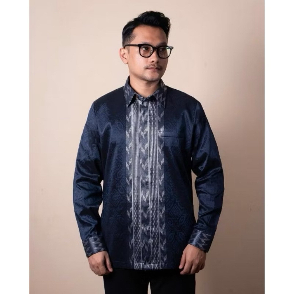 KEMEJA BARON PREMIUM SONGKET WOVEN SHIRT BARON WOVEN TB002