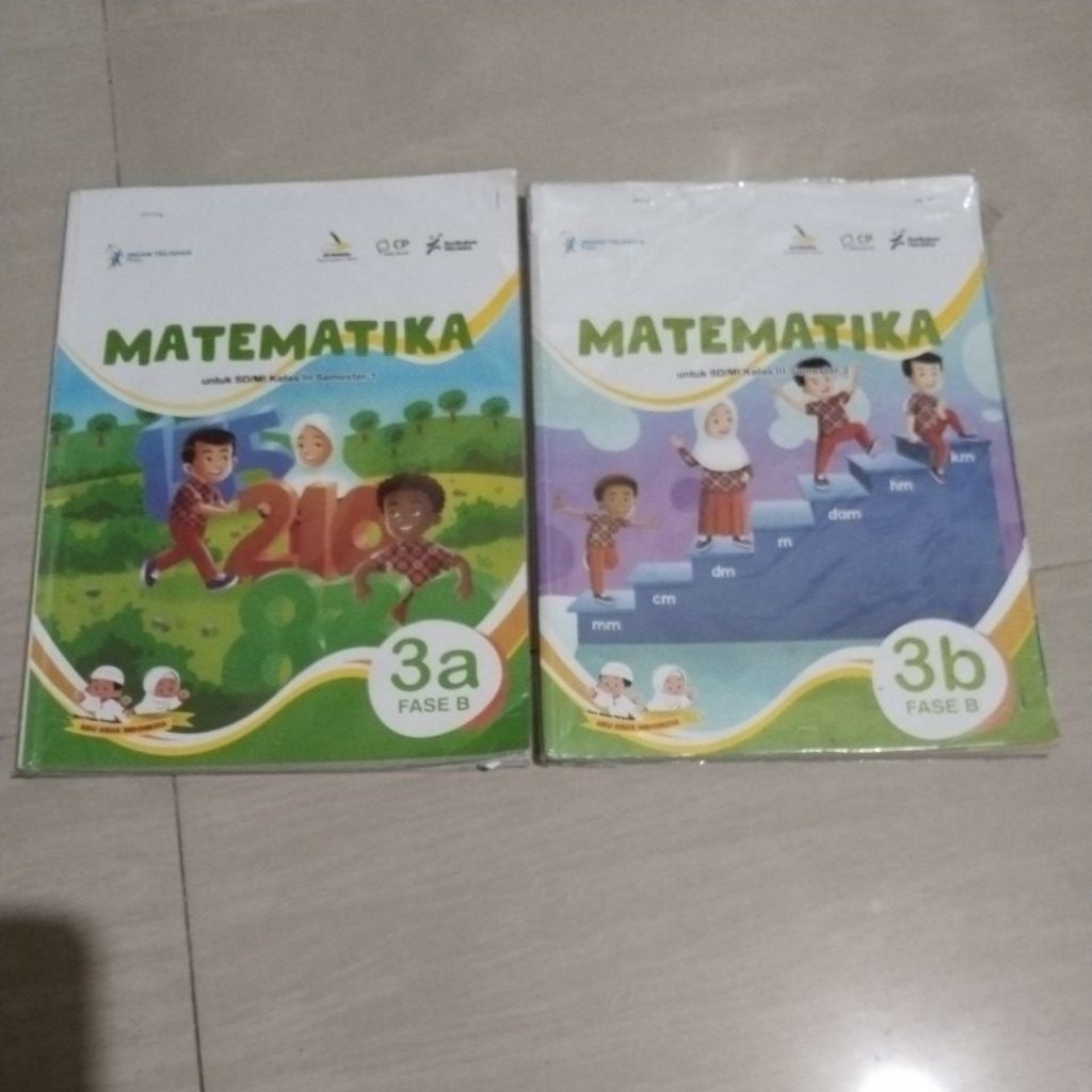 2 หนังสือต้นฉบับ MATHEMATICS BOOKS (FEASE B) ส่วนประกอบ SCHOOL เกรด IIIA/IIIB/3A/3B SEMETSTER 1 & 2 