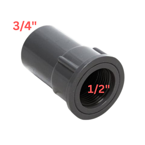 ถุงเท้าด้ายลึก / ถุงเท้าก๊อกน้ํา 1/2" X 3/4 PVC Langgeng / SDD 1/2 นิ้ว X 3/4 นิ้ว