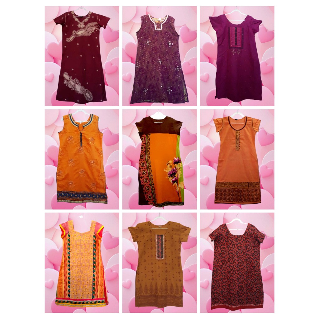 KURTI SINGLE SHORT SLEEVES NEW AND PRELOVED