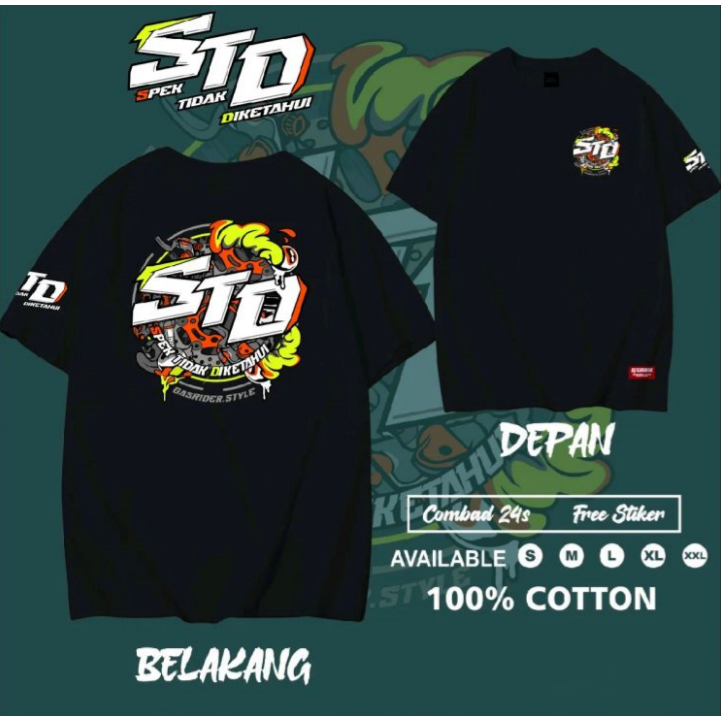 เสื้อยืด STD Race Distro / เสื้อยืด DND Racing / เสื้อยืด STD U isex / เสื้อยืด Viral
