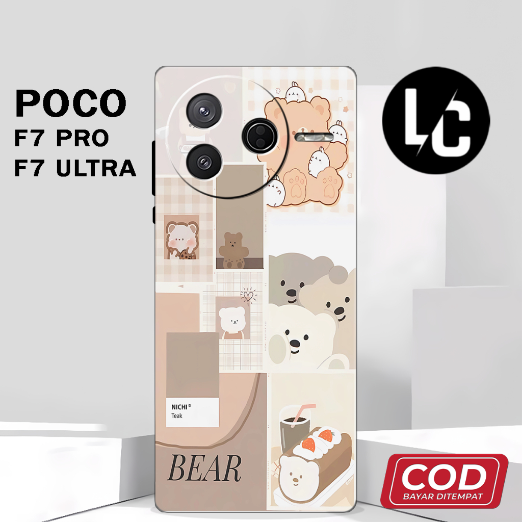 (AQ 37) ยางยืดหยุ่น Softcase สําหรับ Poco F7 PRO l POCO F7 ULTRA ล่าสุด l อะนิเมะ motif ปลอก l บทคัด