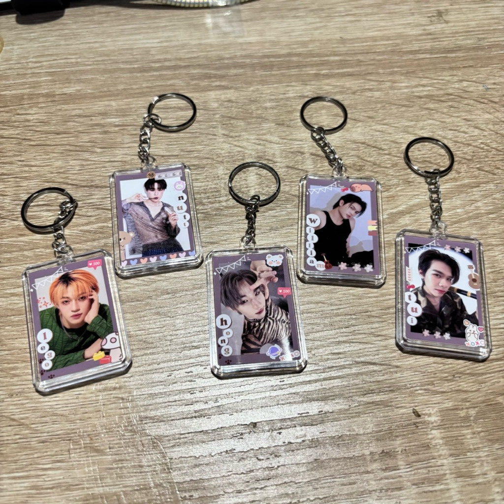 GANTUNGAN พวงกุญแจอะคริลิคใส่ lykn gmmtv actor thailand thamepo ซีรีส์ william เลโก้อ่อนนุช hong tui