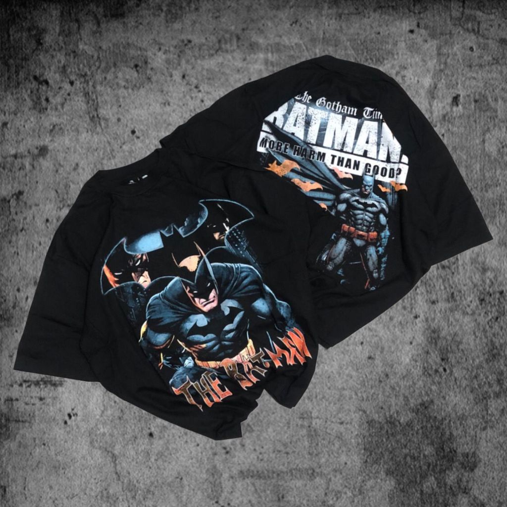 เสื้อยืด Batman Oversize P&B - เสื้อยืด Batman Black 20s