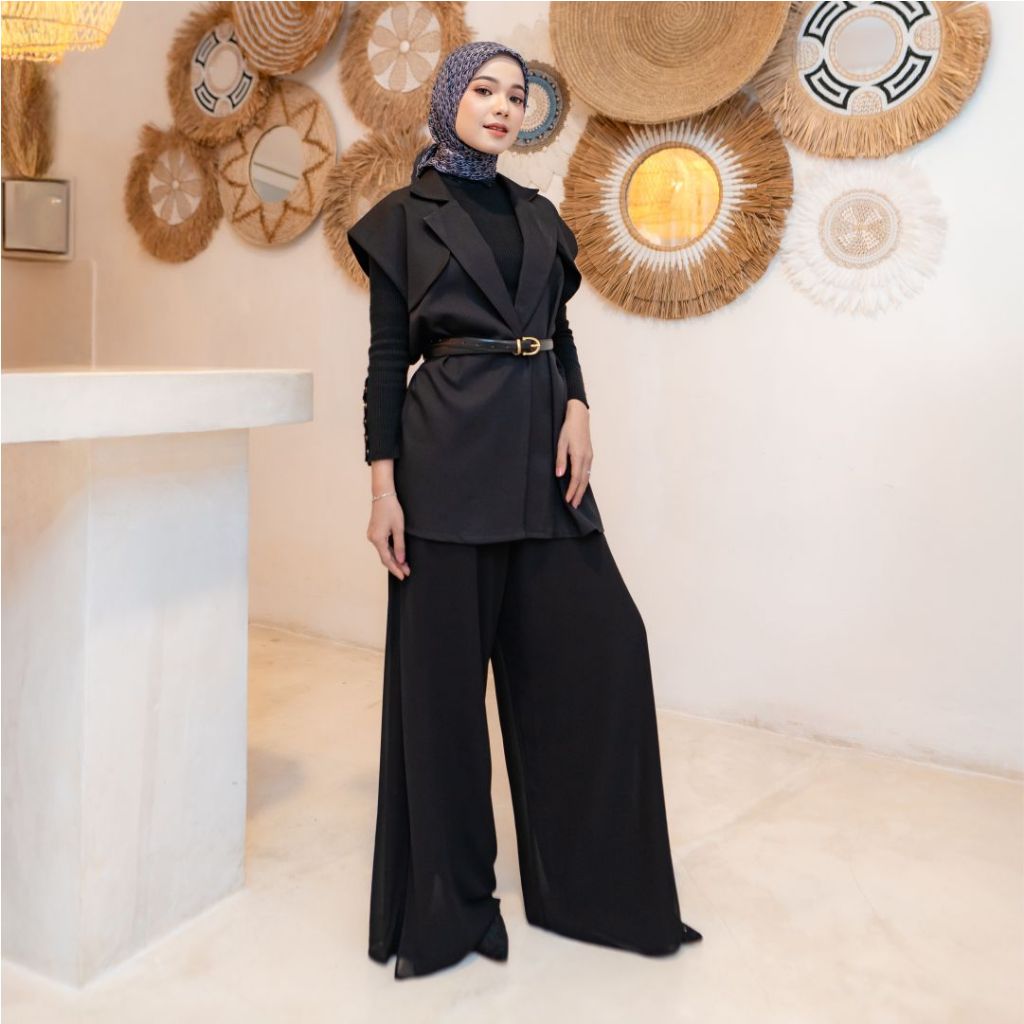 - DEARLYF - JASMINE - CULOTTS - HANGOUT - OUTFIT - WOMEN - EID - NOT TRANSPARENT - ELEGANT - SIMPLE 