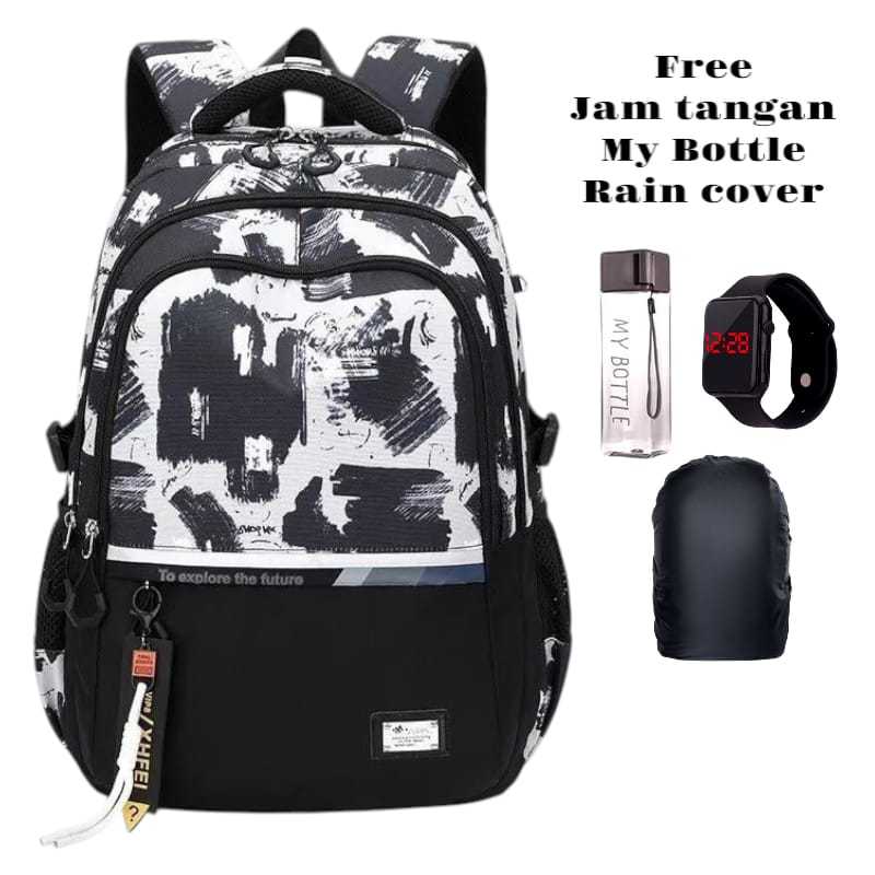 Cool Stylish Boys School Backpack Stlish Simple Practical Resle