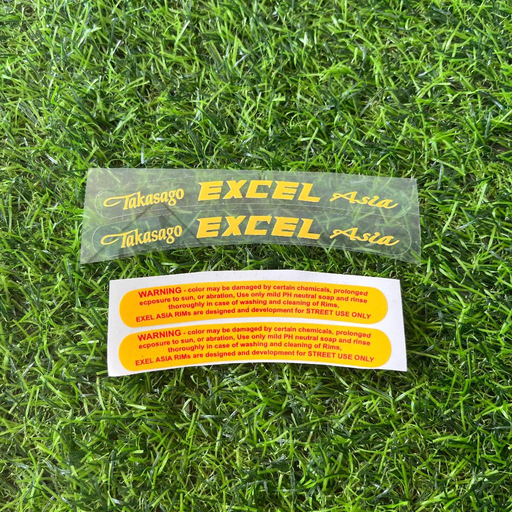 สติ๊กเกอร์ขอบ Takasago excel asia โปร่งใส