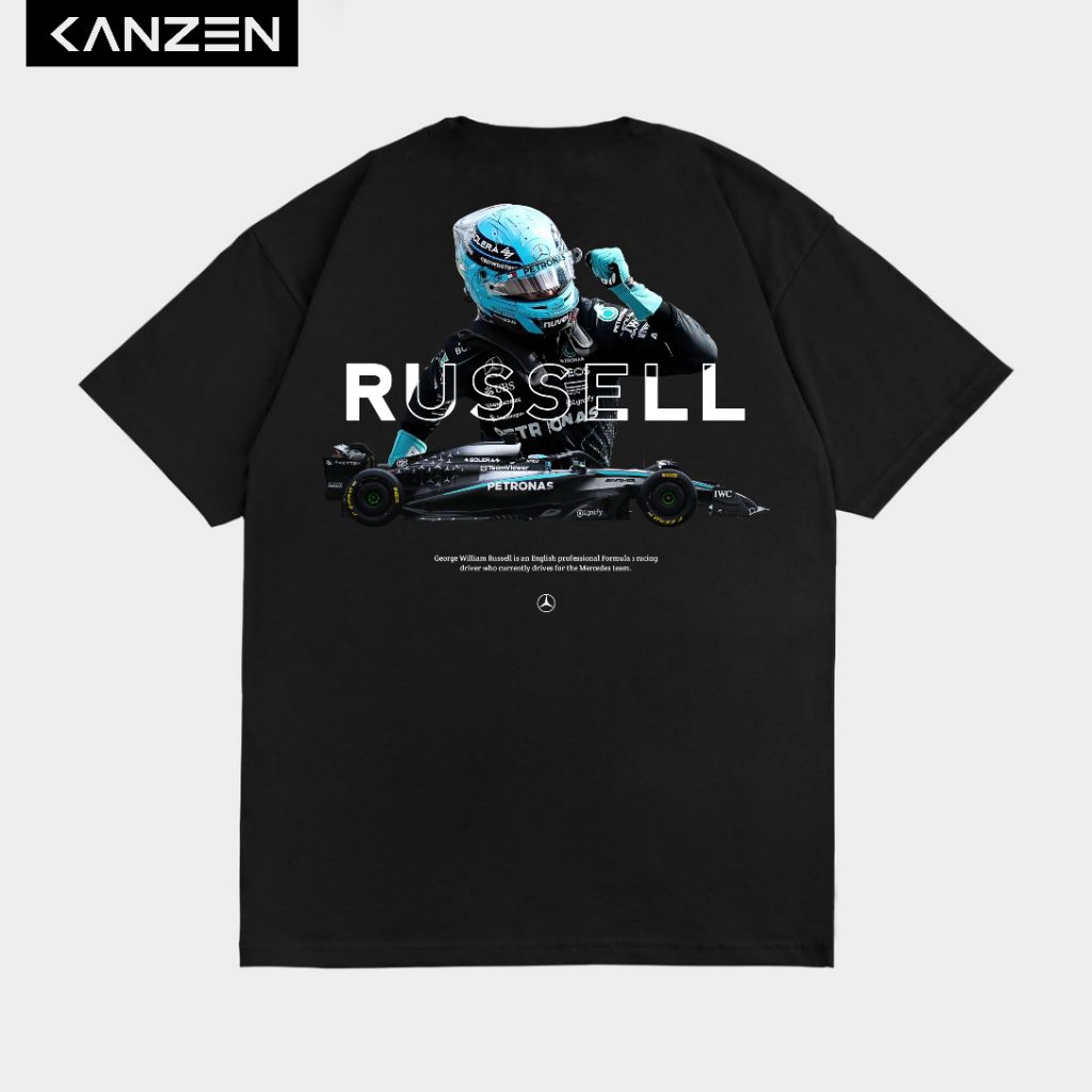 เสื้อยืด Kanzen GEORGE RUSSELL MERCEDES AMG PETRONAS FORMULA 1