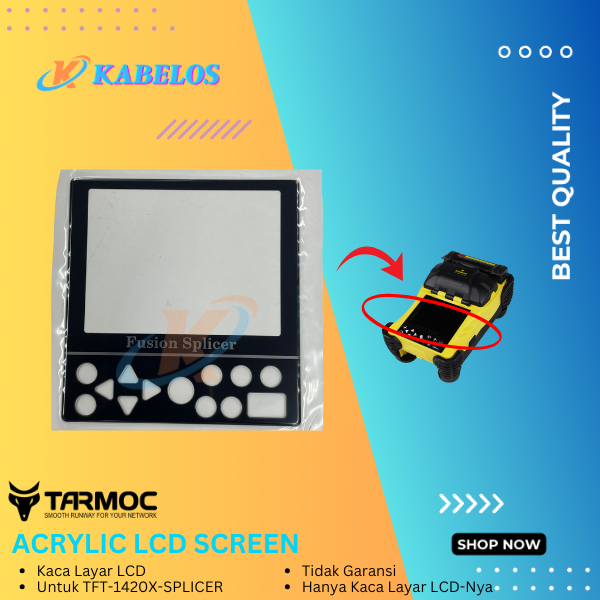 LAYAR Tarmoc TFT-1420X-SPLICER หน้าจอ LCD | FO Tool ฝาครอบหน้าจอกระจกไฟเบอร์ออปติก อะไหล่