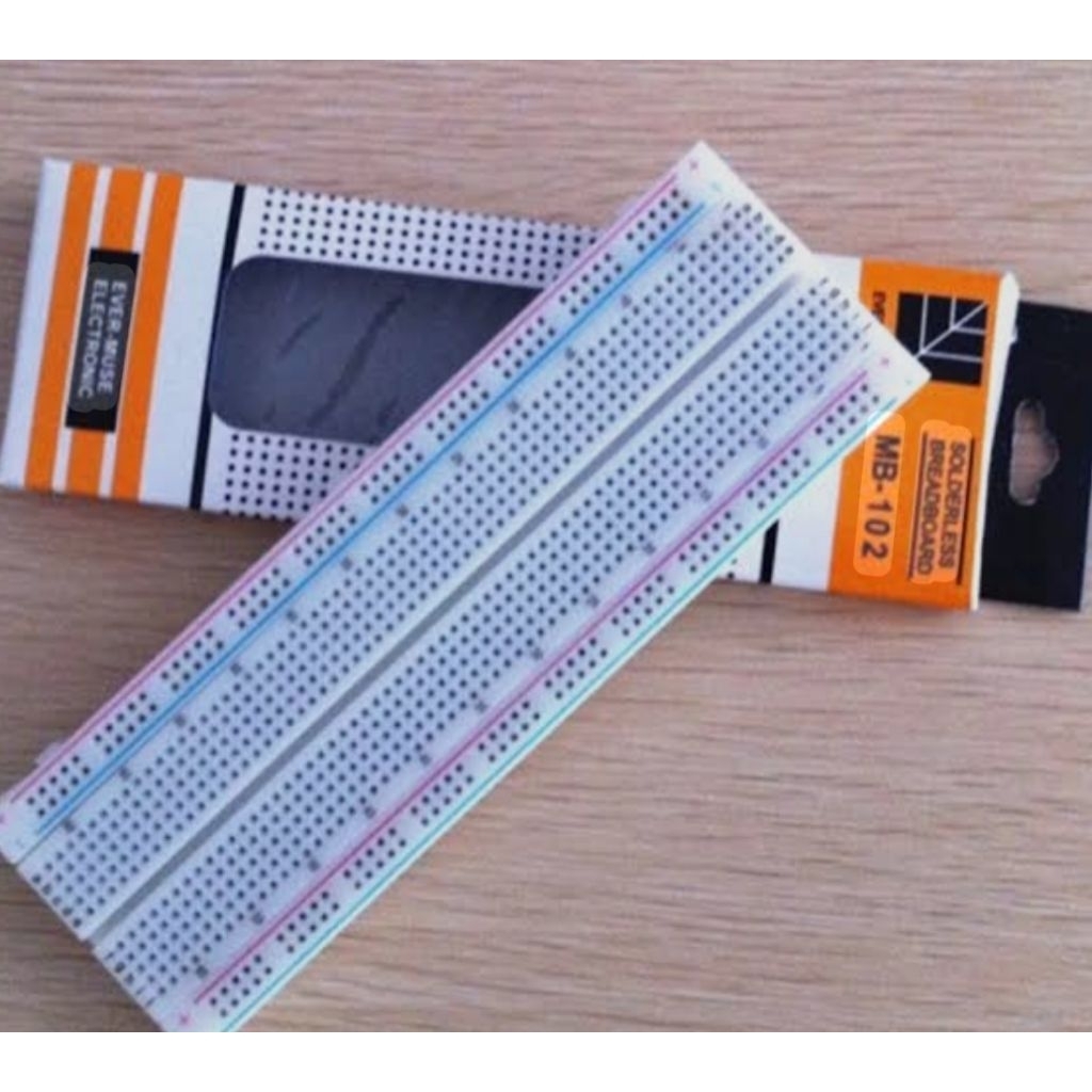 Breadboard PCB MB-102 พร้อมแพ็ค 830 จุด MB102 BREAD BOARD