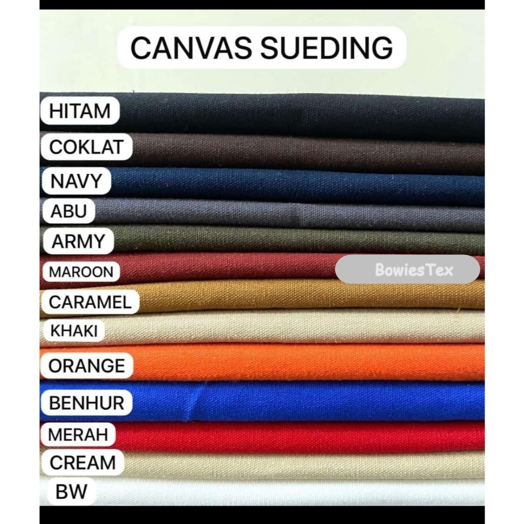 KATUN Sueding Cotton Canvas Fabric Sueding Canvas วัสดุผ้าใบผ้าฝ้ายปุย