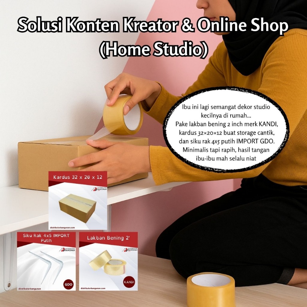 Creator & Online Shop Content Solution (โฮมสตูดิโอ):