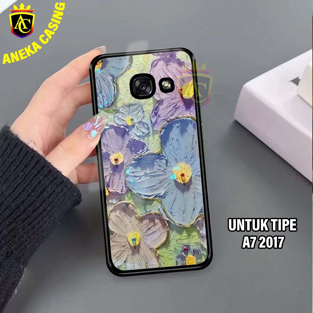 เคส HP SAMSUNG A7 2017 เคส Glossy Hardcase ล่าสุด SAMSUNG A7 2017 เคสมือถือ [Motif - MOTIF 45] - เคส
