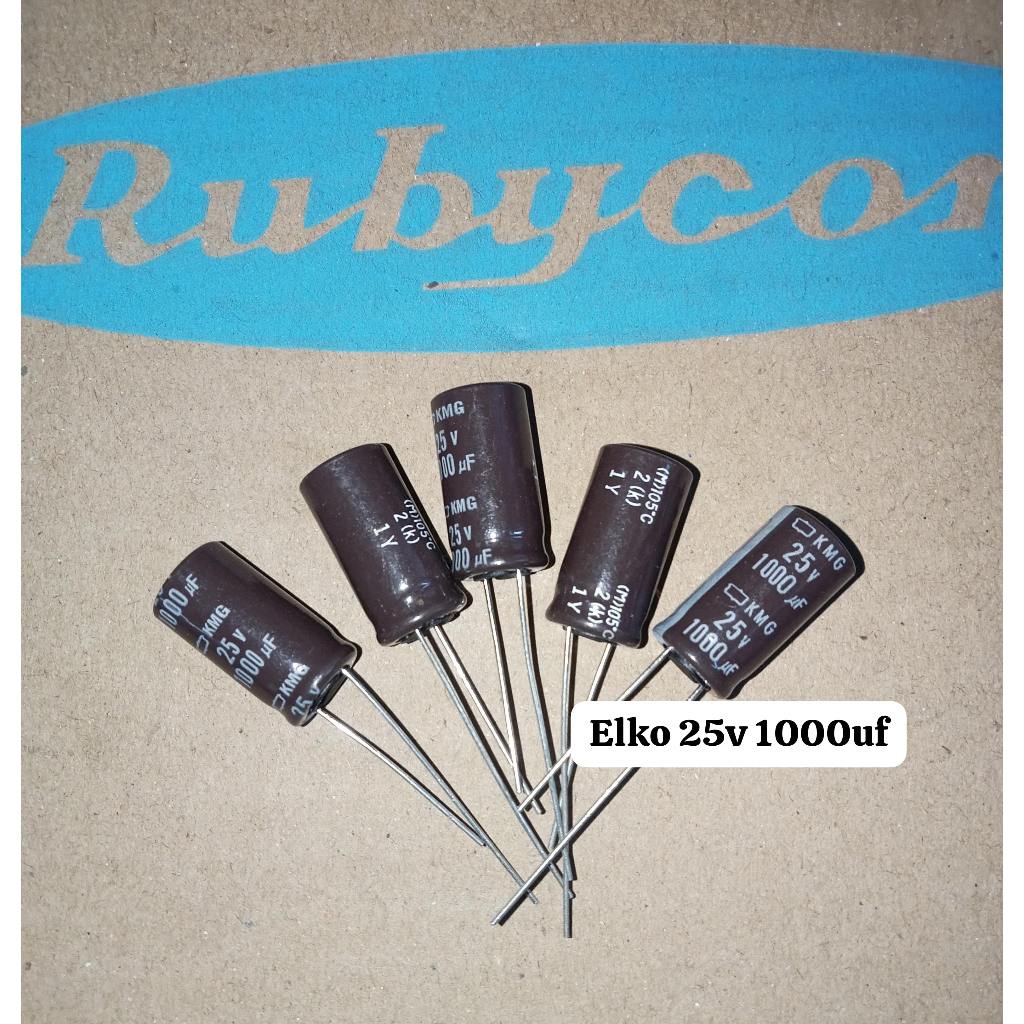 10 ชิ้น 25v 1000uf เดิม
