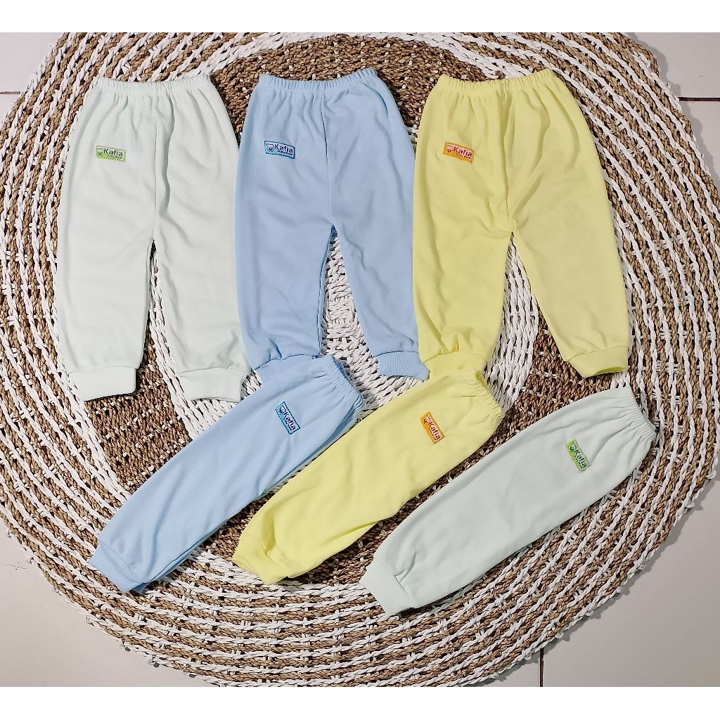 KATUN กางเกงขายาวเด็ก 6 ชิ้น 0-2 ปี ไซส์ S, M, L, XL Cotton Material (KAFIFA)