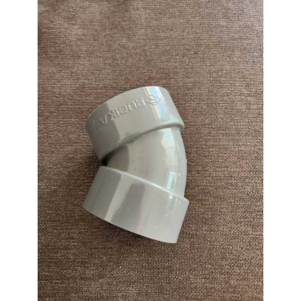 PVC KNEE FITTING 45 DEGREE 2 INCH TYPE D RUCIKA BRAND / ELBOW 45 DEGREE 2 นิ้ว TYPE D
