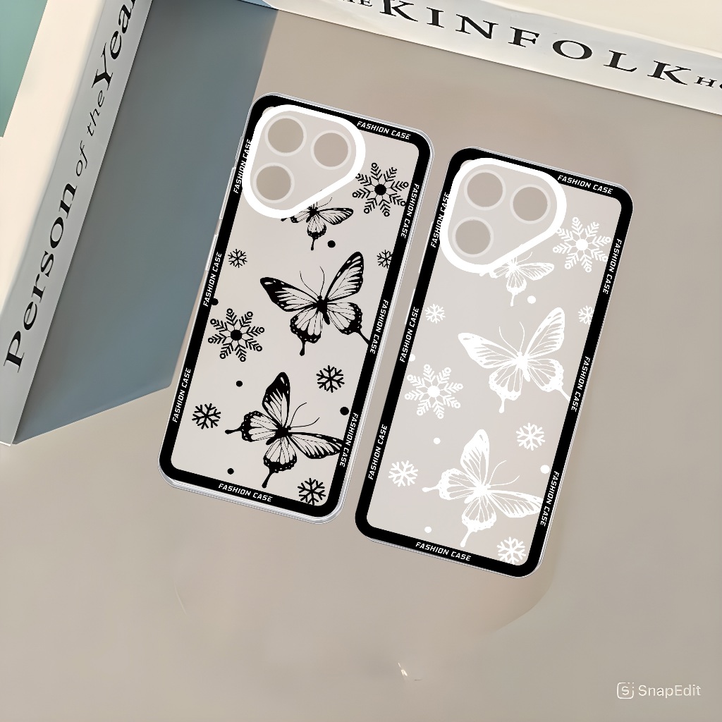 โปร่งใสใส SOftcase สําหรับ POVA 7 / 6 / 6 PRO / 5 / 5 PRO ล่าสุด 2025 กล้องซิลิคอน DY 2917