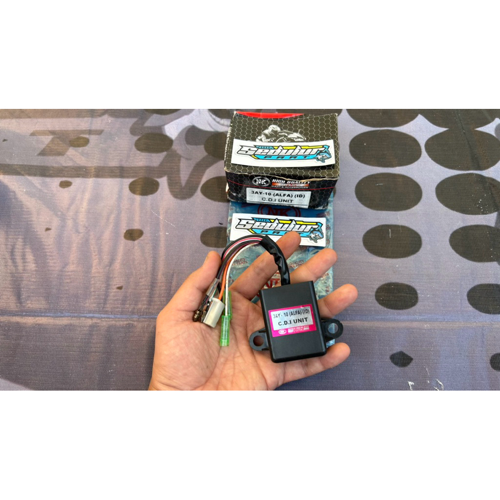 CDI UNIT Y100 YAMAHA ALFA ECU CDI UNIT YAMAHA ALFA CHAMP SIGMA Y100 นําเข้ามาเลเซีย