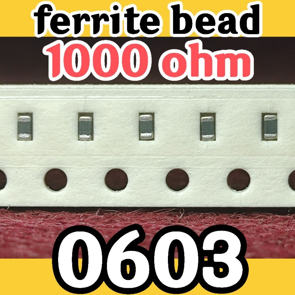10 ชิ้น FERIT FERRITE CHIP 1000 โอห์ม 1Kohm siza 1608 0603 1K โอห์ม 1 Kohm