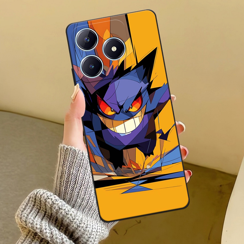 เคส REALME C63 ล่าสุดของ HP - เคสโทรศัพท์ REALME C63 { TG01 } เคสโทรศัพท์ซิลิโคน - เคสโทรศัพท์ - เคส