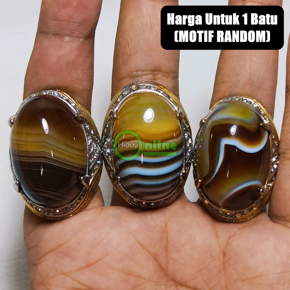 แหวนธรรมชาติของ SULAIMAN YEMEN WULUNG JUMBO MOTIF