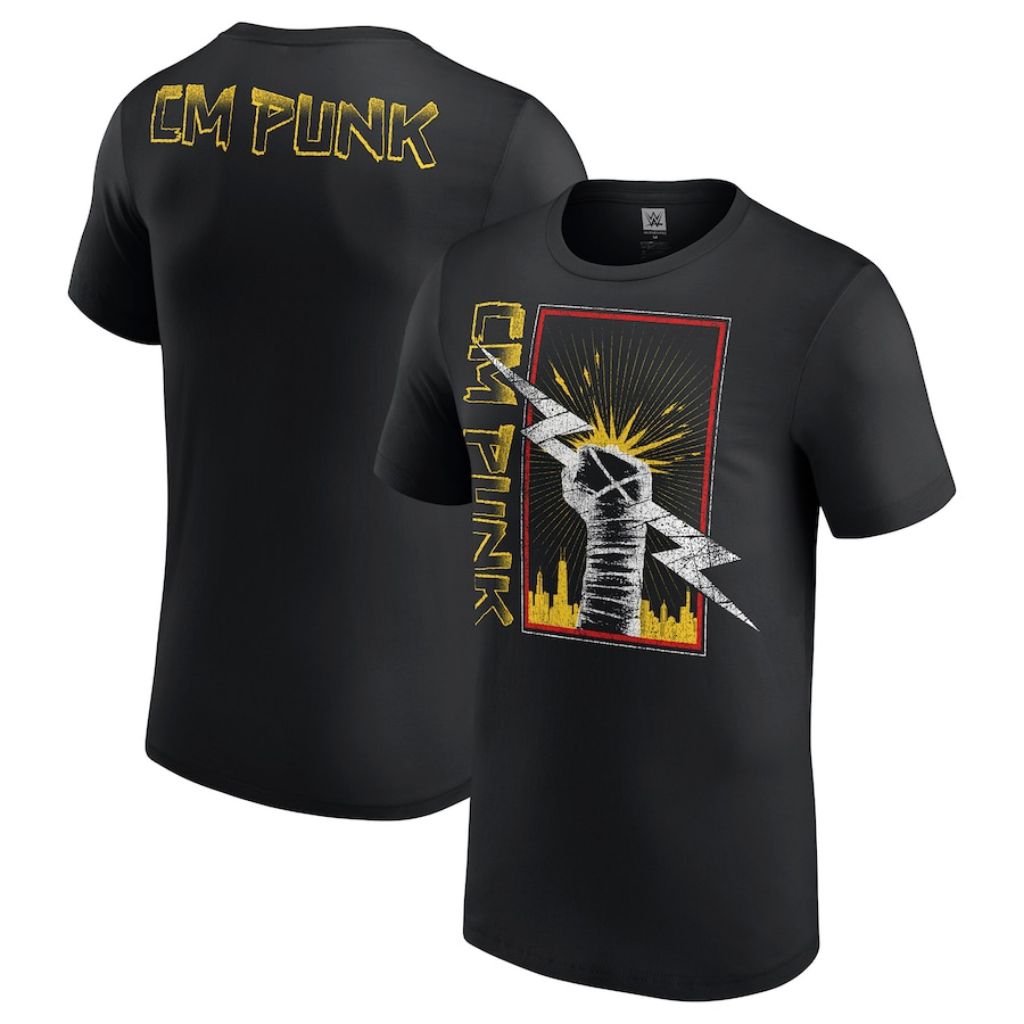 เสื้อยืด WWE CM PUNK CHICAGO
