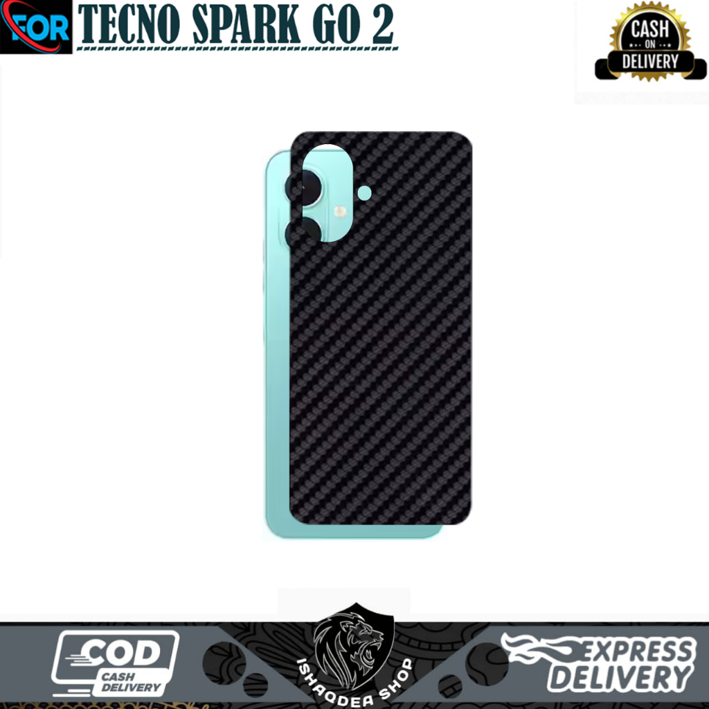 GARSKIN BLACK TECNO SPARK GO 2 SKIN PROTECTOR