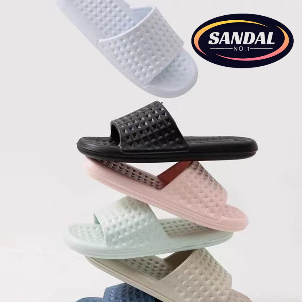 ใหม่! WOMENS HOUSE SLIPPERS, EVA HOTEL SLIPPERS, ANTI-SLIP HOME BATHROOM SLIPPERS, SLIP-ON SLIPPERS