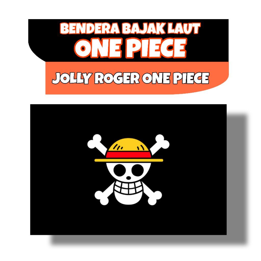 ONE PIECE FLAG - JOLLY ROGER ONE PIECE - JOLLY ROGER GENERATION WIDE - PIRATE FLAG