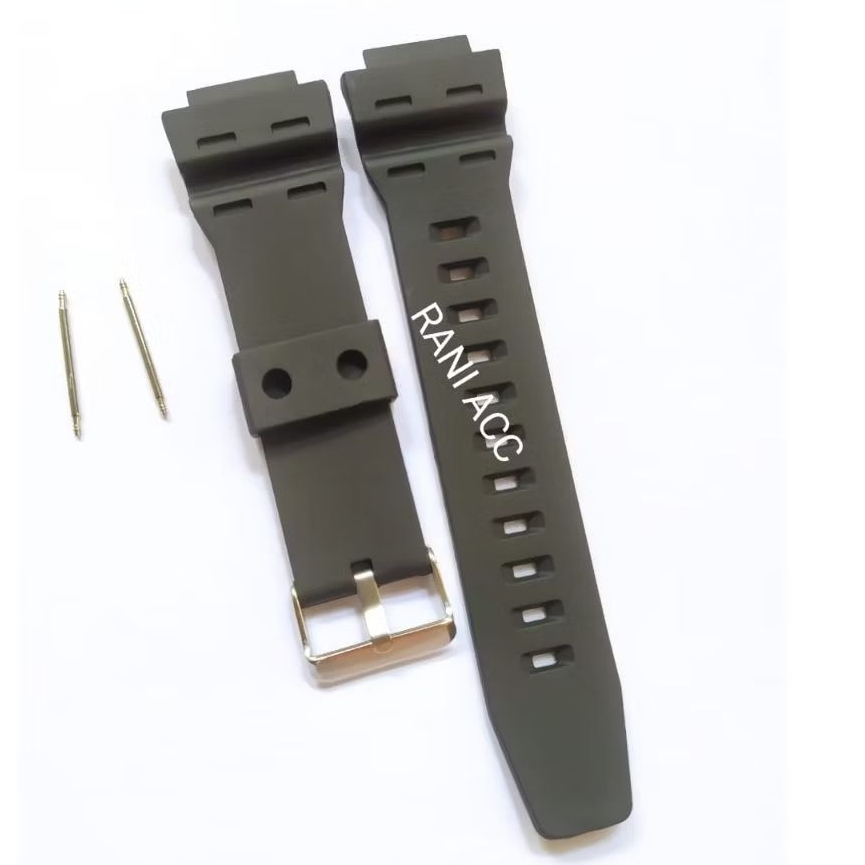 CASIO AE-1500WH WATCH STRAP AE-1500 AE1500 WH W-737H DW-291H DW-291 DW2AE91H สีดํา ฟรี 2 ปากกา