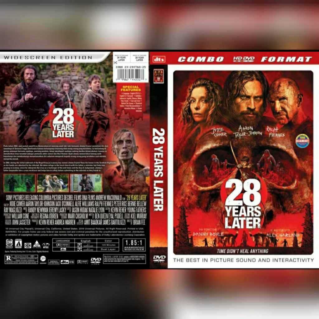 DVD 28 Years Later 2025 (Aaron Taylor Johnson)