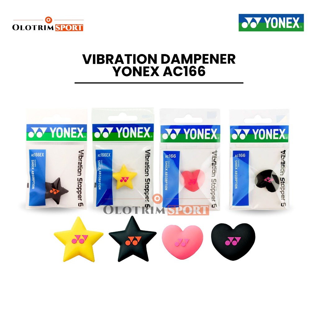 YONEX VIBRATION STOPPER AC166 AC 166 Anti-VIBRATION Dampener Damper ดั้งเดิม
