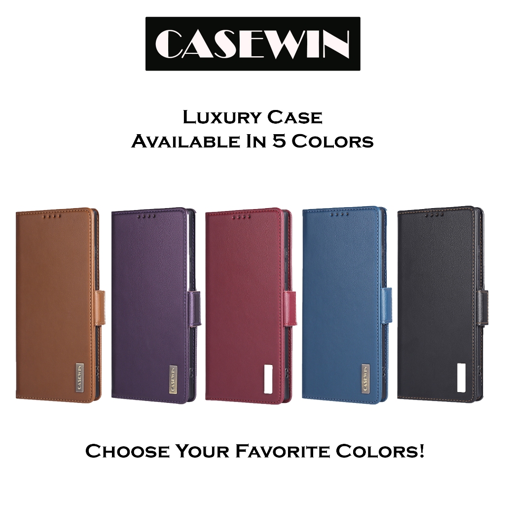 CASEWIN C1 ซองหนังพลิกสําหรับ Xiaomi Mi 15 Mi 15 Ultra Mi 14T Mi 14T Pro