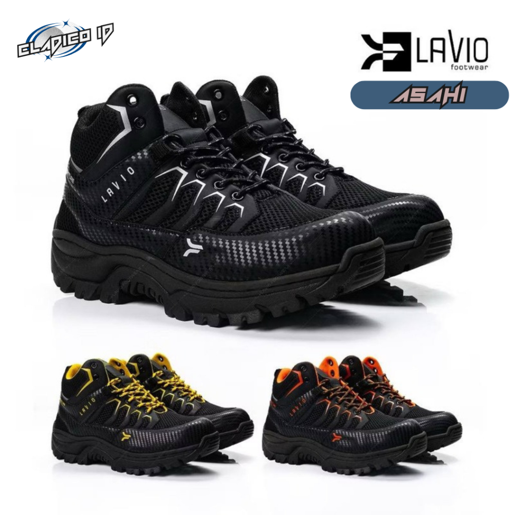 Lavio Asahi Adventure รองเท้าปีนเขาปีนเขาสําหรับผู้ชายและผู้หญิงระดับพรีเมียมพร้อมบูสเตอร์อารมณ์