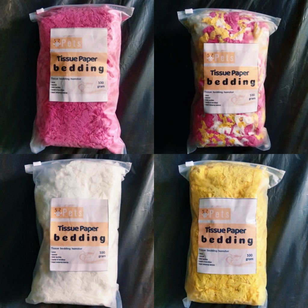 HAMSTER CAGE BEDDING TISSUE 100 กรัม