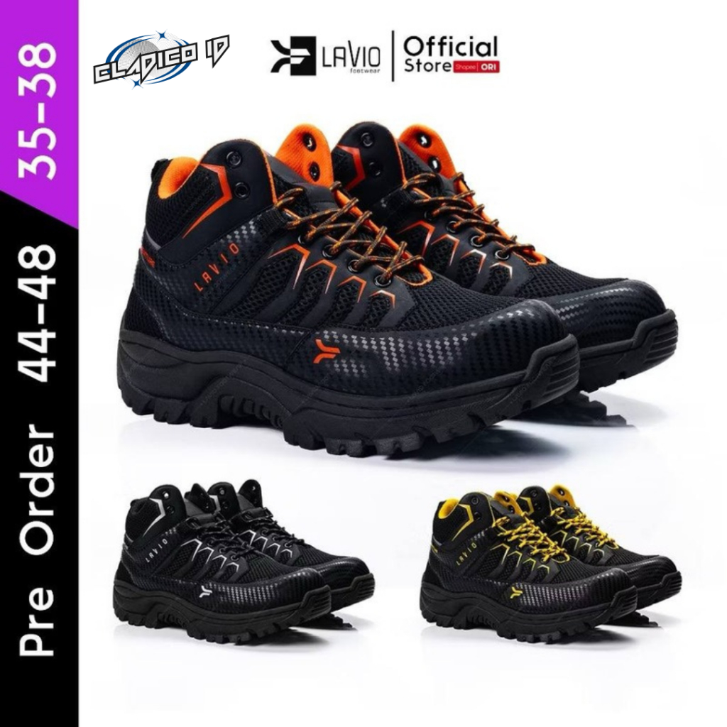 LAVIO ASAHI ขนาดเล็ก 35 ถึง 38 และขนาดใหญ่ 44-48 รองเท้าสําหรับการเดินทางกลางแจ้งสําหรับงานภาคสนาม ป