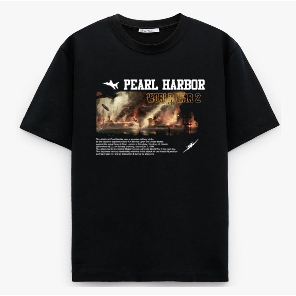 เสื้อยืด PEARL HARBOR WORLD WAR 2 SPONSOR HISTORY