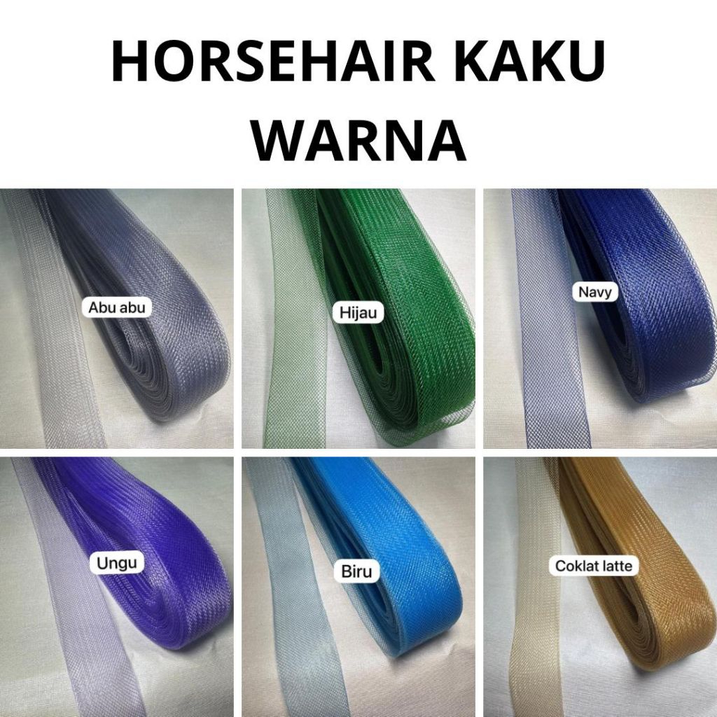 25 ปี & 50 ปี | RIGID HARDNET RIBBON ขนาด 4 ซม. / RIGID HORSEHAIR / HHK FASCINATOR APPLICATION